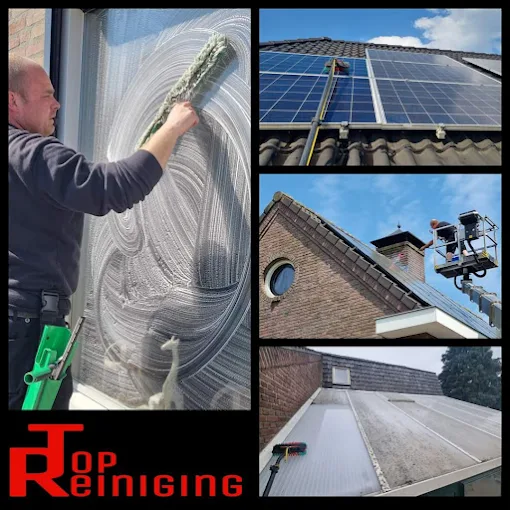 Gevel reinigen en glazenwassen collage Venray